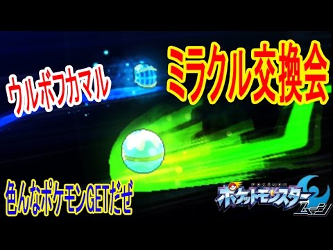 【世界のポケモンGETだぜ】厳選したウルボフカマルをミラクル交換に出すぜ！ポケットモンスターサン・ムーン　つちのこ実況
