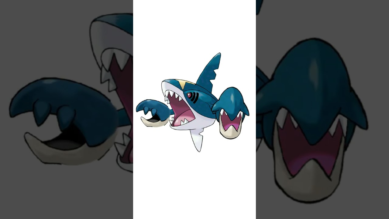 サメハダーとシザリガーを合成した喰いまくるポケモン