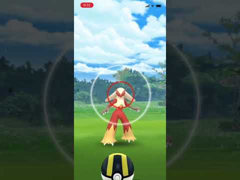 【ポケモンGO】野生のバシャーモがあらわれたけど・・・/Wild Blaziken appeared ！But・・・ #shorts