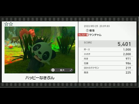 Newポケモンスナップ　★2ヤンチャム【5401】