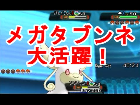 【ポケモンORAS】いい夫婦大会でメガタブンネが大活躍！pokemon omega ruby alpha sapphire Audino