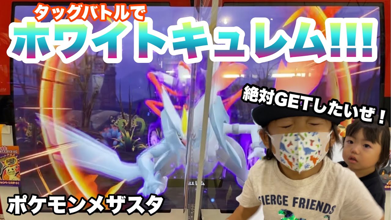 【ポケモンメザスタ】タッグバトルでスーパースターポケモン★ホワイトキュレム登場!!