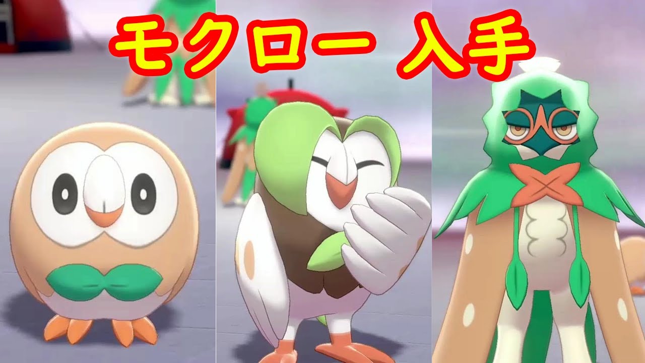 【モクロー → フスクロー → ジュナイパー】入手 攻略 + キャンプで遊ぶ【ポケモン剣盾 ポケモンHOME ポケモン ソード シールド 】