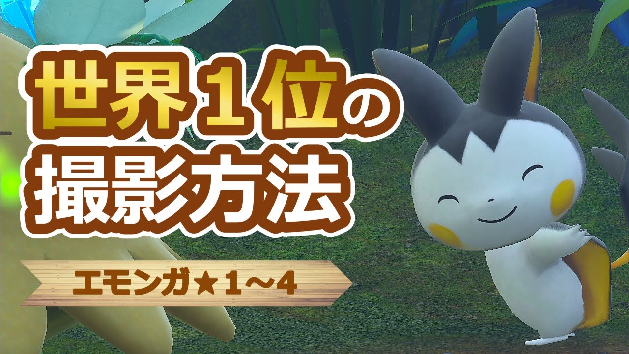 【Newポケモンスナップ】エモンガ星１~星４ ハイスコア撮影方法【高得点/攻略】