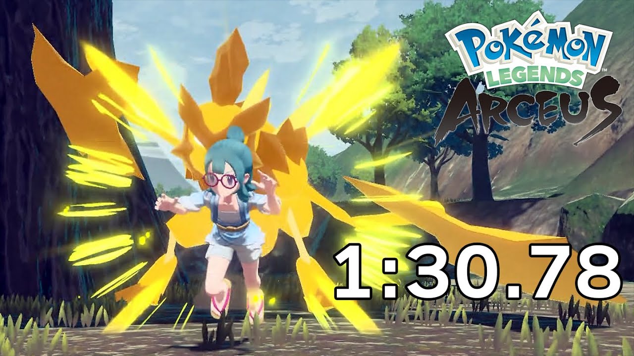 バサギリTA　1分30秒78　ノーダメージ＆ポケモンなし【ポケモンレジェンズアルセウス】