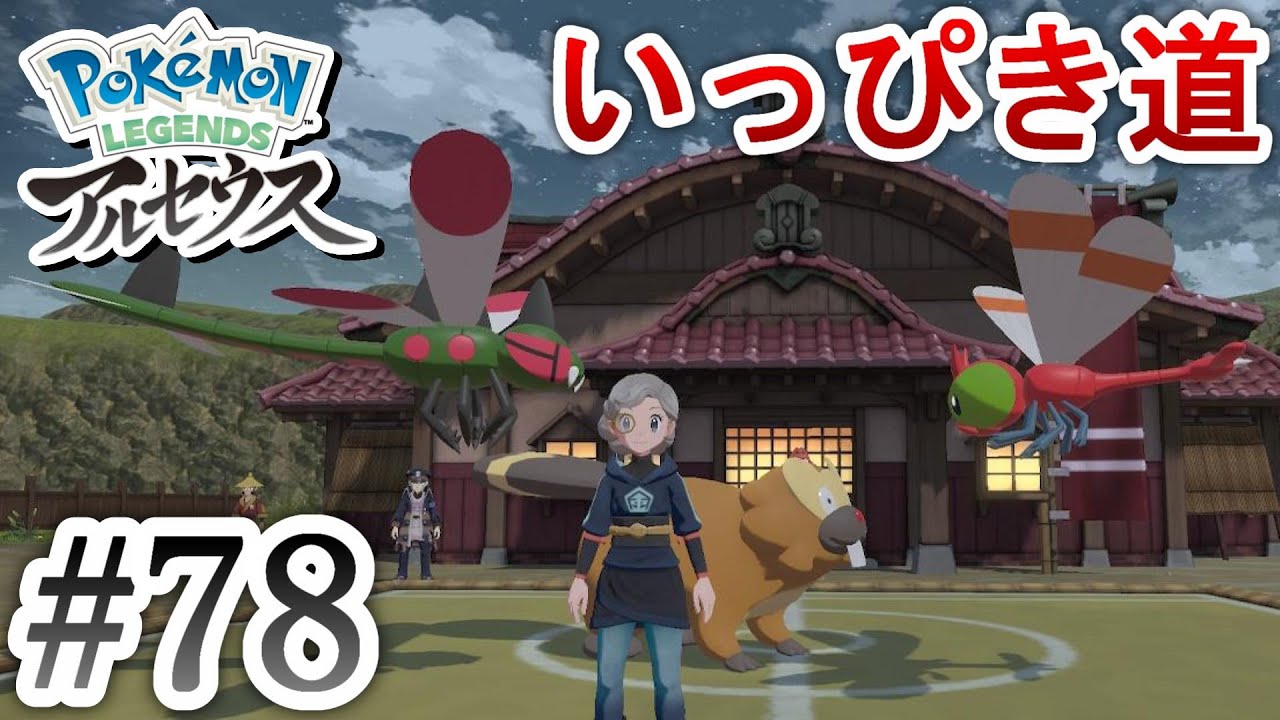 【ポケモンアルセウス】いっぴき道・ヤンヤンマ＆メガヤンマ＆ビーダル Pokémon LEGENDS アルセウス