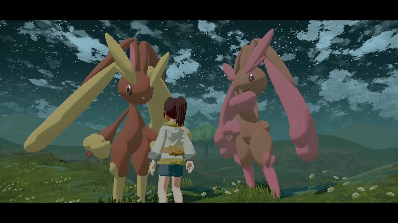 色違いオヤブンミミロップのお尻 / Shiny Alpha Lopunny【ポケモンレジェンズアルセウス】