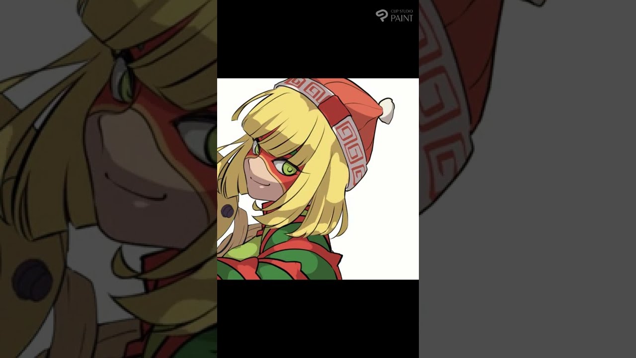 【イラストメイキング】ミェンミェンとコジョンドを描きました【タイムラプス】#Shorts