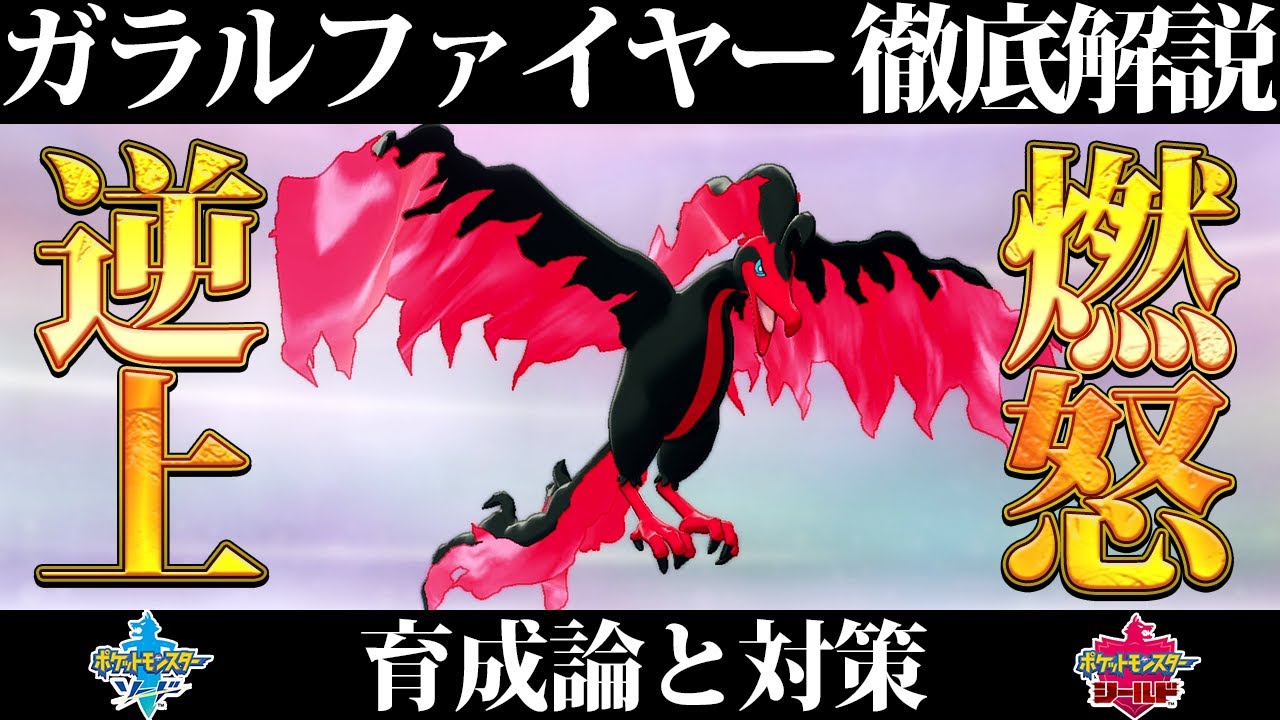 【ポケモン剣盾】ガラルファイヤーの育成論と対策、入手方法まとめ！性格や技構成を元プロゲーマーが徹底解説！【冠の雪原】