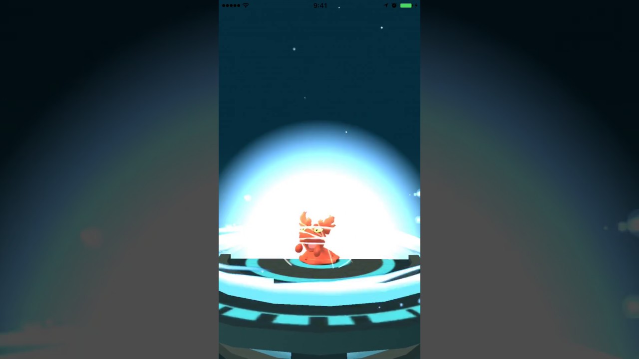 ポケモンGO　218-219　マグマッグからマグカルゴへの進化。 Pokémon Go Slugma evolution.