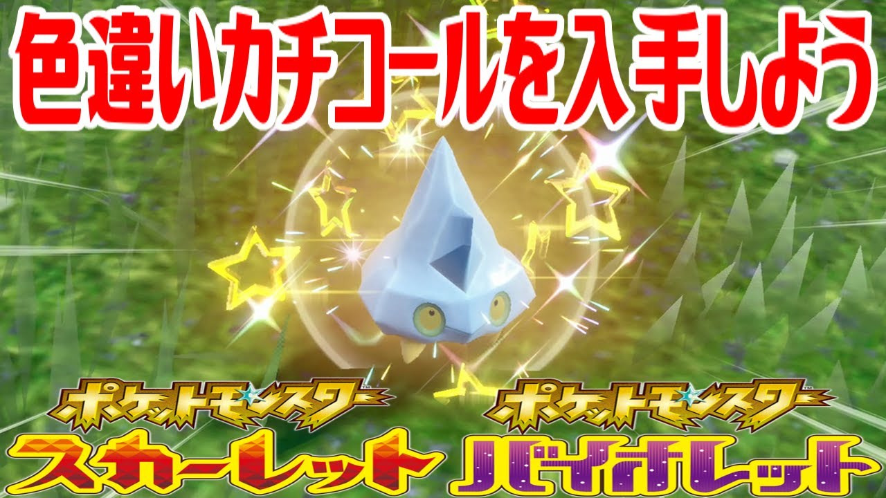 【ポケモンSV】色違いカチコールを入手しよう【ポケットモンスター スカーレット・バイオレット】Pocket Monsters