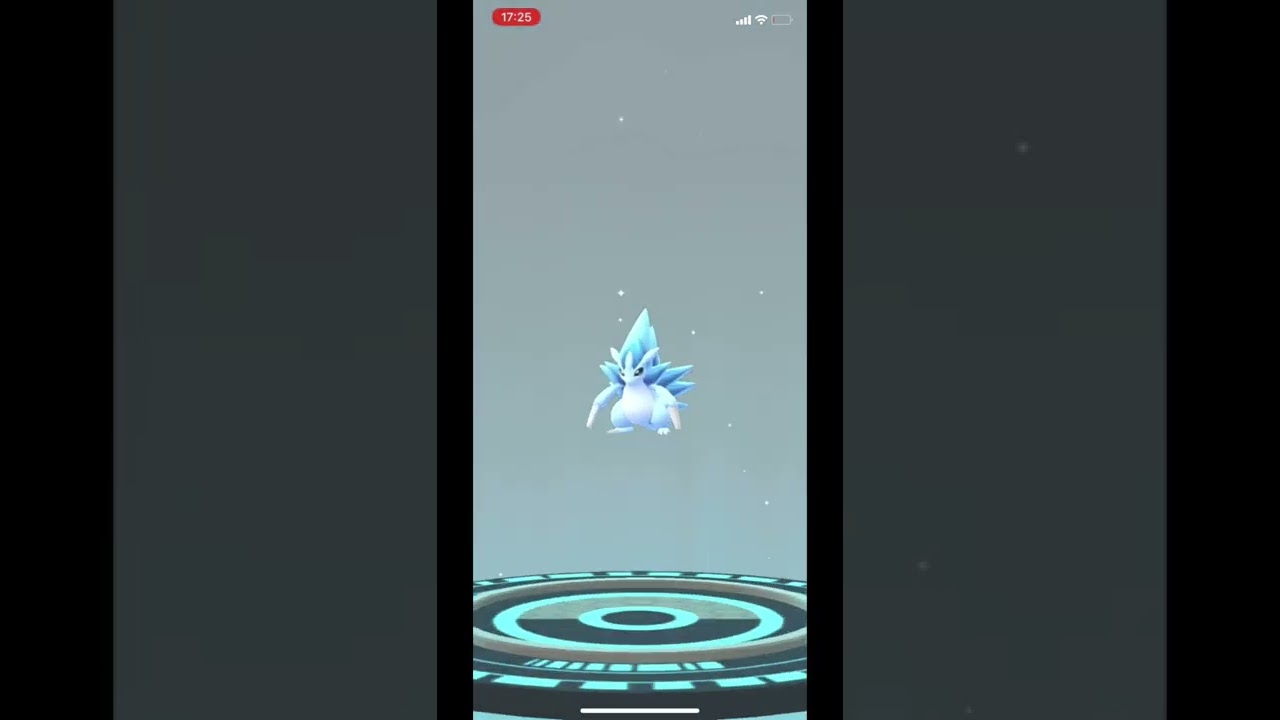 ポケモンGOでサンド（アローラのすがた）がサンドパンに進化！ #Shorts