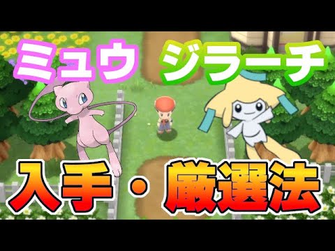 「ミュウ＆ジラーチ」入手 厳選方法【ポケモンBDSP/ダイパリメイク】