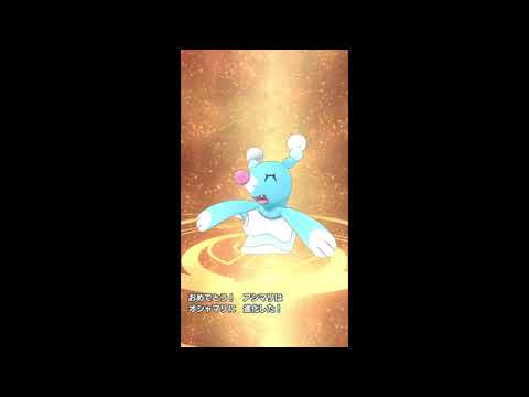 ヨウ　アシマリ進化　【ポケマス】