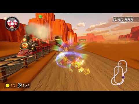 ［世界9位］N64 カラカラさばく 1:35.829　Shroomless Wiggler 150cc【マリオカート8 デラックス】