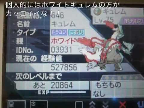 ポケモン ブラック2・ホワイト2「ブラックorホワイトキュレム 合体方法」