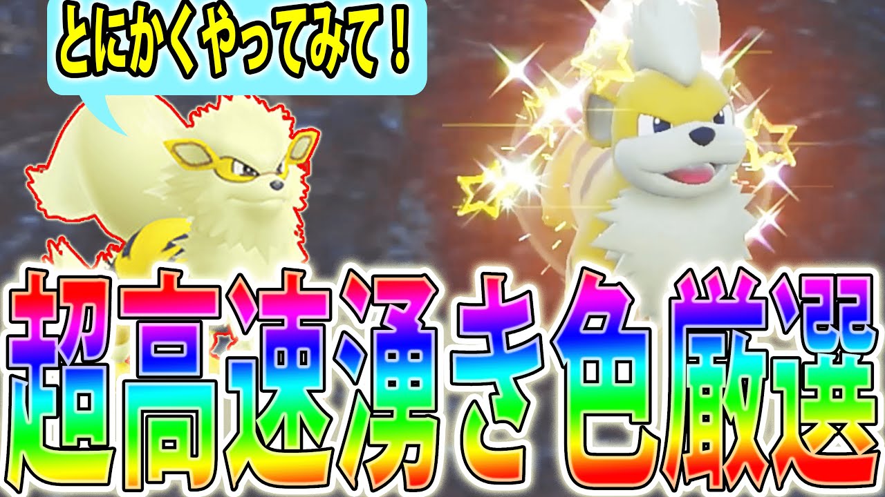 【たぶん最強】ウインディの色違いを超簡単に入手する方法を紹介！超高速湧きで簡単＆高効率です【ポケモンSV】