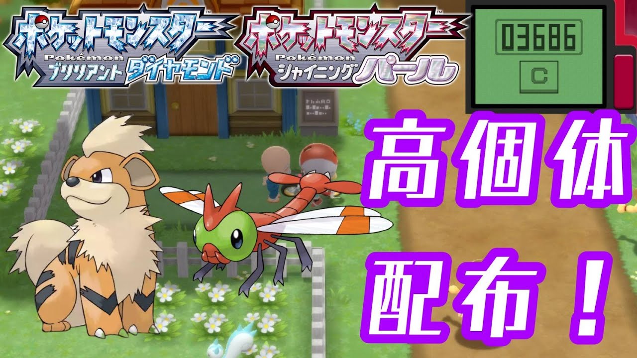 「ダイパリメイク」レべボガーディ５V確定＆ヤンヤンマを配布します！