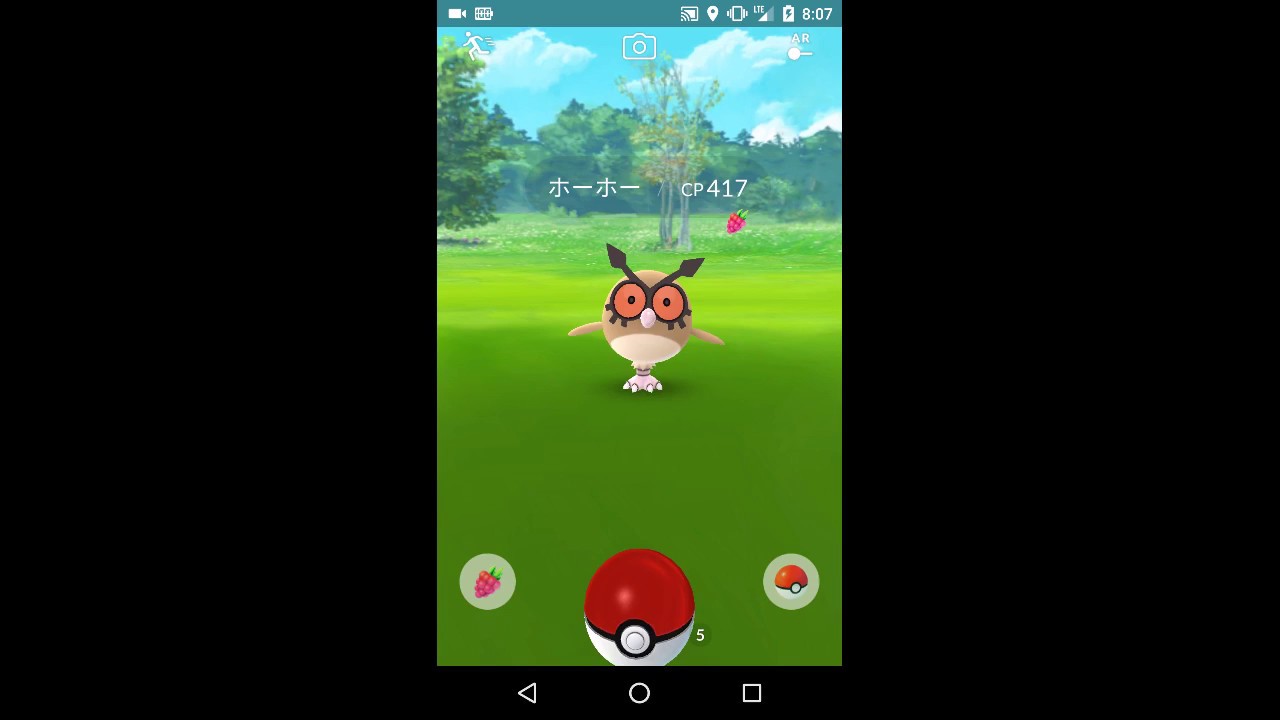 ポケモンGO ホーホー ゲット