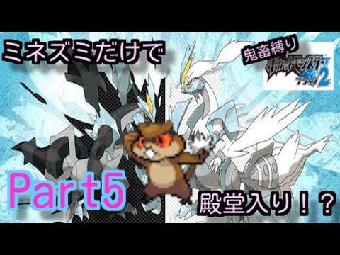 ミネズミだけで殿堂入りするポケモンブラック２Part5