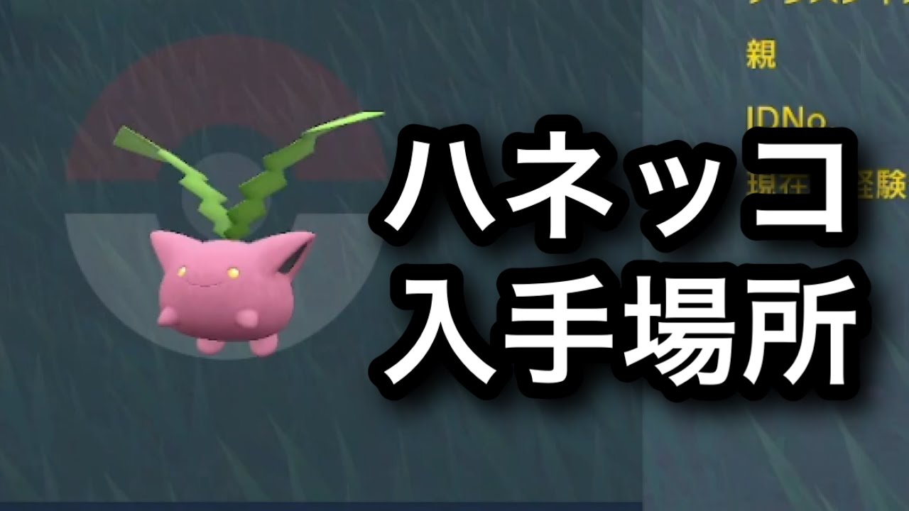 【SV】ハネッコ入手場所