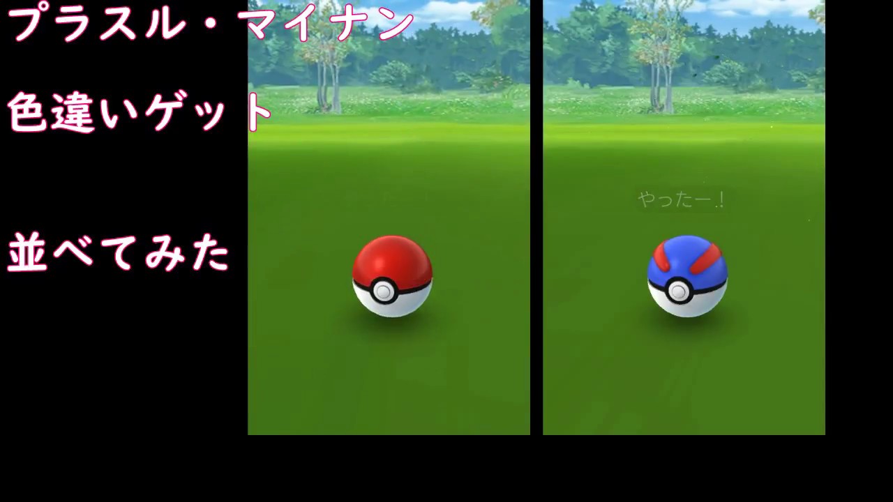 プラスル・マイナン色違いゲット【ポケモンGO】
