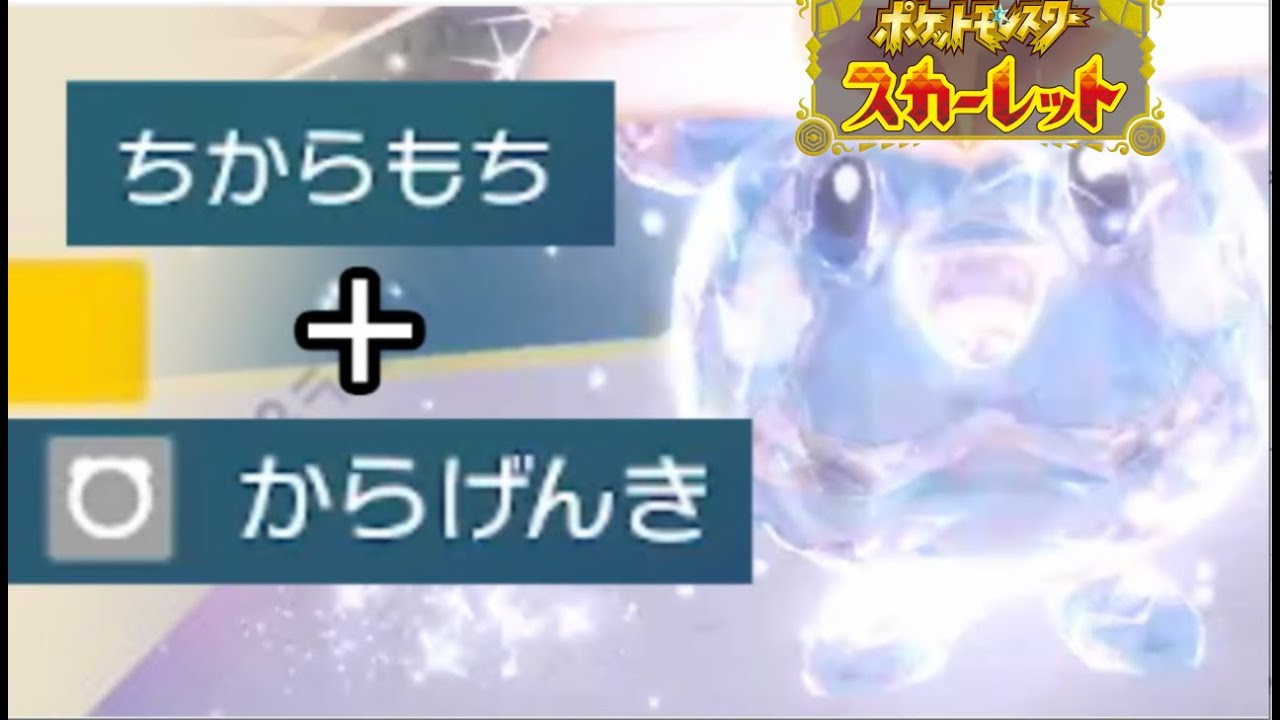 ルリリがパルデアで超火力を手に入れていた事をご存じ！？【ポケモンSV】