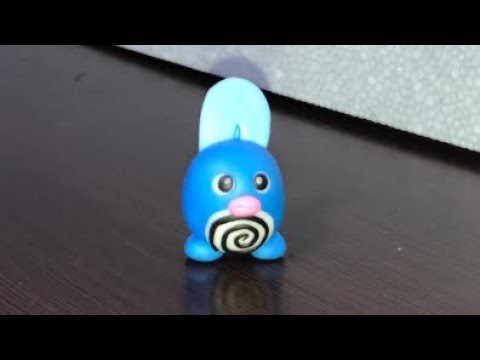 【樹脂粘土】ニョロモ 作ってみた【ポケモン】