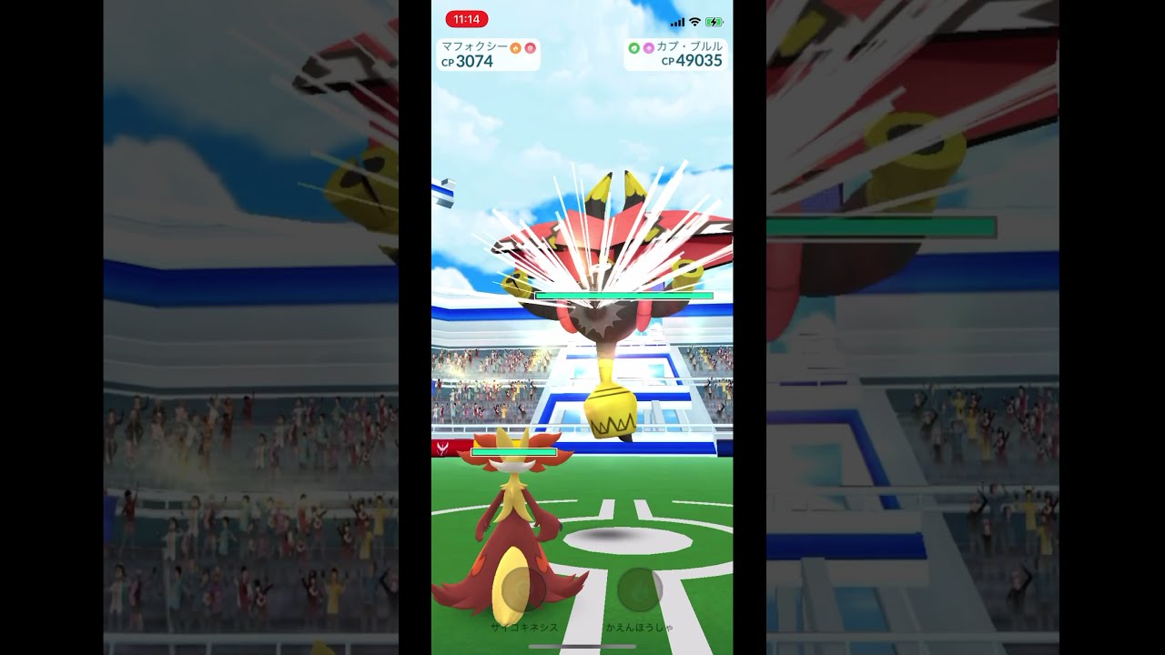 ポケモンGO 伝説レイド　VSカプ・ブルル