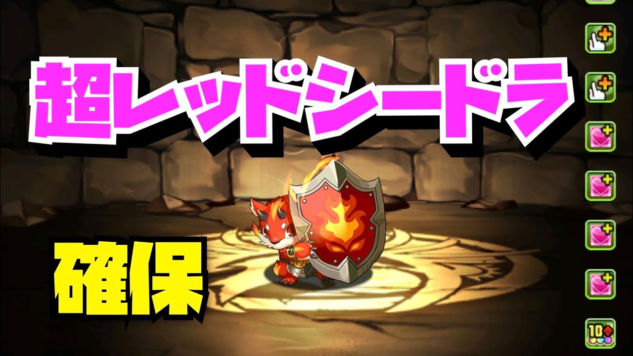 優秀なダンジョンキャラ超レッドシードラを確保しよう【#パズドラ】