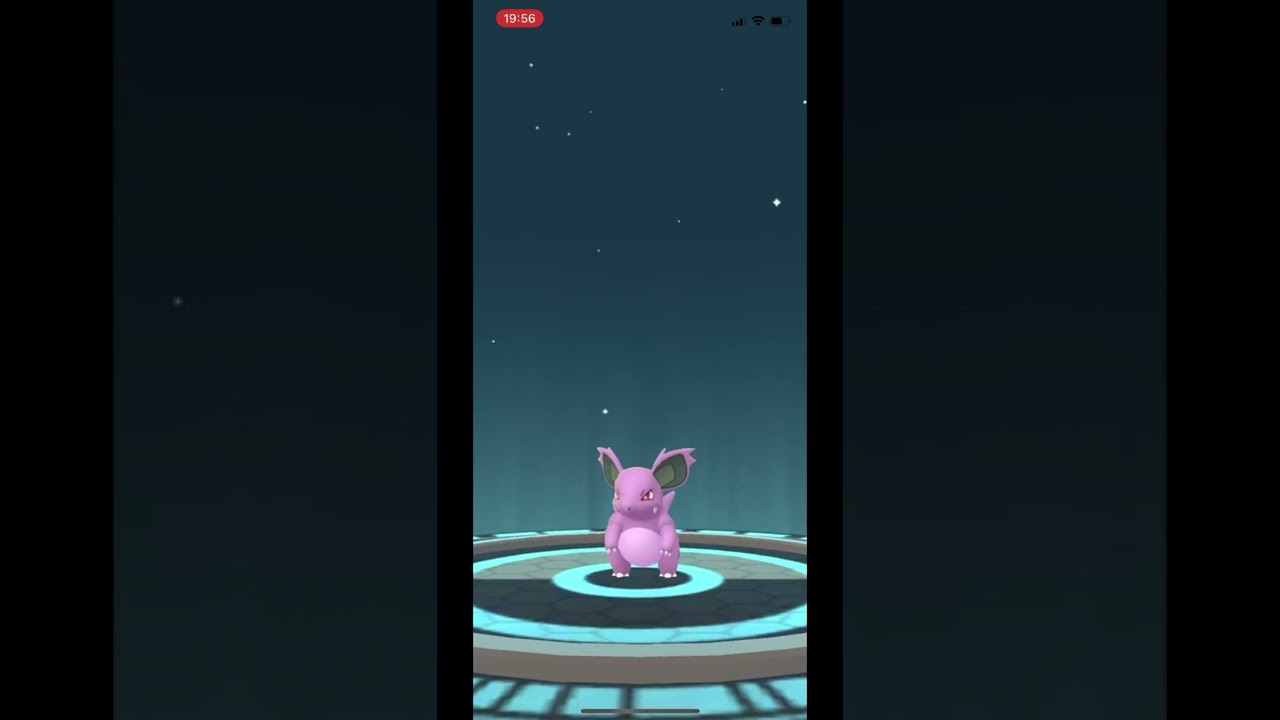 ポケモンgo☆色違いニドラン♀〜ニドリーナ〜ニドクインへ進化！#shorts #いろち