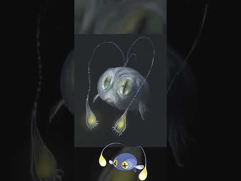 深海にいそうな【チョンチー】描いてみた