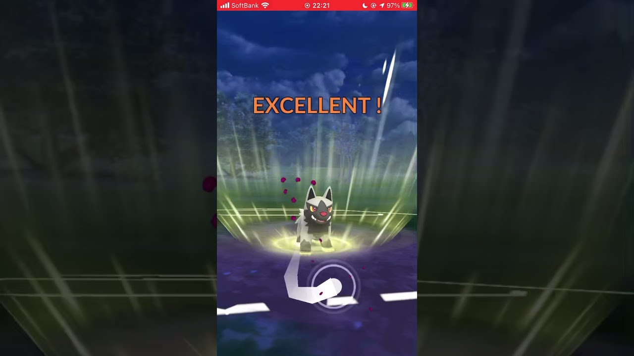 【ポケモンGO】 No.261 ポチエナ バークアウト&どくどくのキバ/Pokémon GO No.261 Poochyena Barkout & Pounding Kiba #shorts