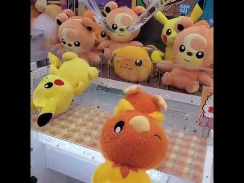 UFOキャッチャーでアチャモ一発ゲットだった😆  #ポケモン #ufoキャッチャー ＃アチャモ