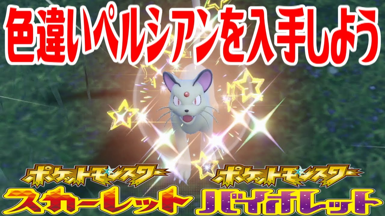 【ポケモンSV】色違いペルシアンを入手しよう【ポケットモンスター スカーレット・バイオレット】Pocket Monsters