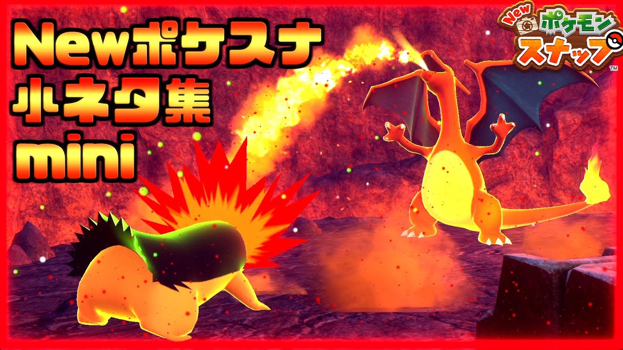 【Newポケモンスナップ】小ネタ集mini！縄張り争い リザードン対バクフーン、フライゴンの龍の舞etc...