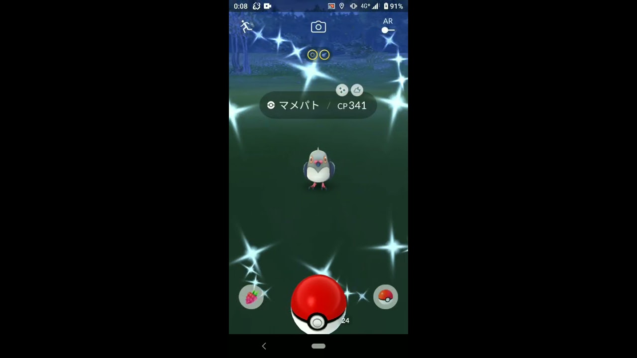 SHINY PIDOVE!! Catch and Evolve!! Pokemon Go / 色違いマメパト進化 ポケモンGo