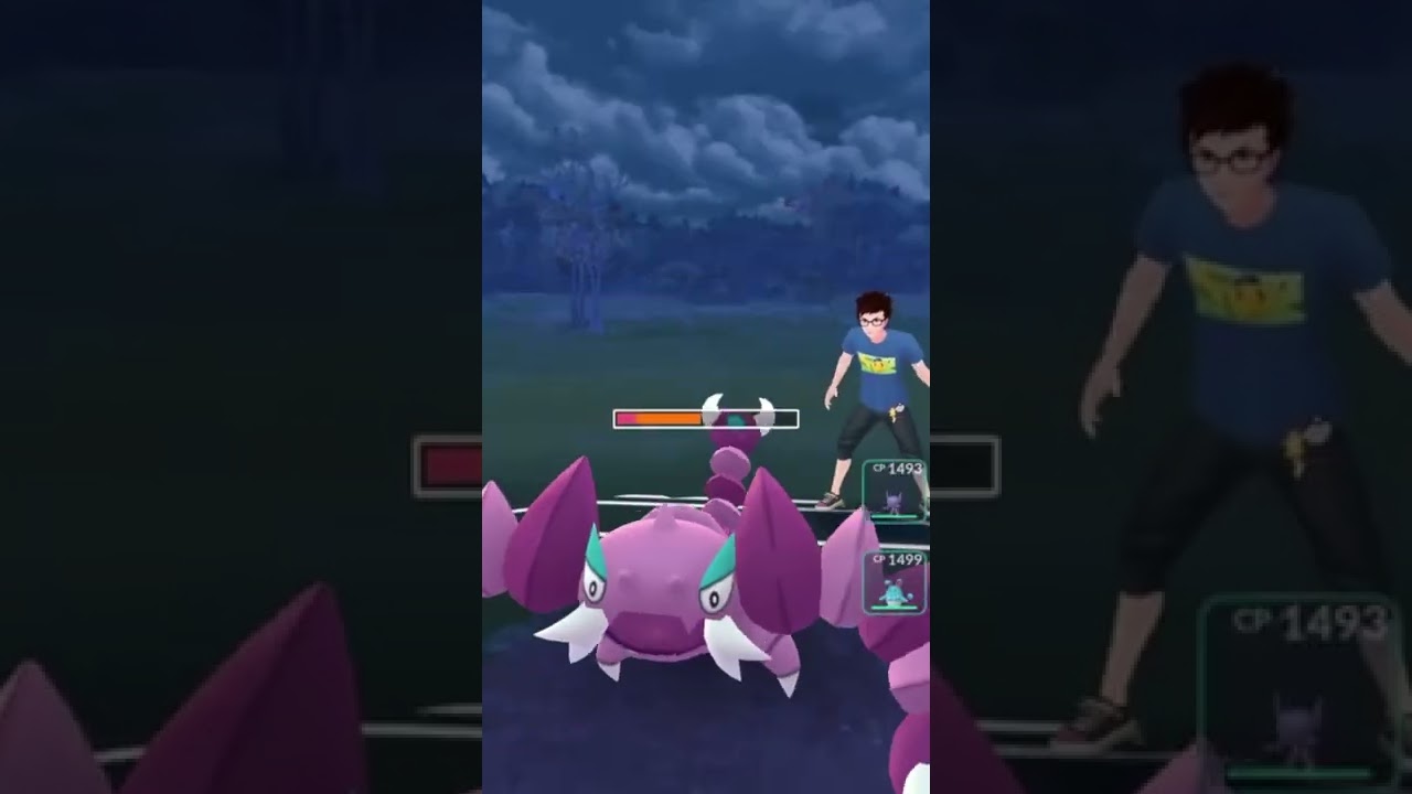 アリアドス、ヤミラミ、マリルリの良いとこ取り(スーパーリーグ) Part3  #ポケモンGO #GOバトルリーグ  #Shorts