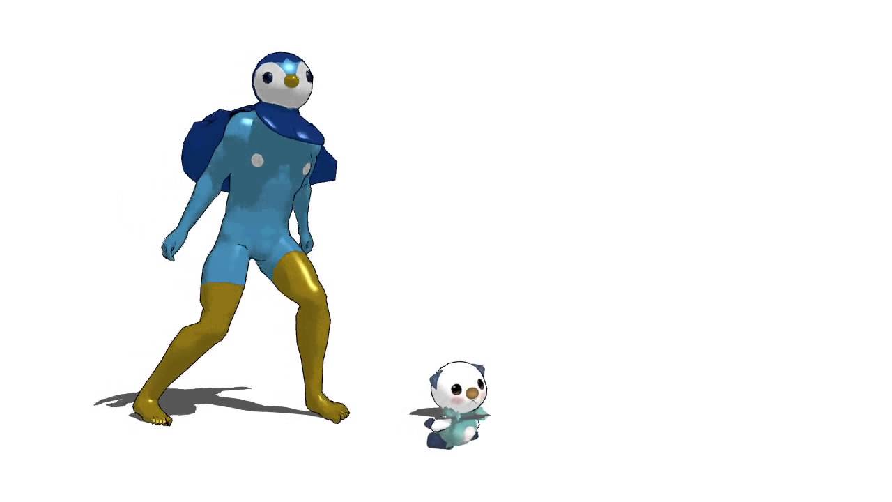 ポッチャマとミジュマルでBadApple!!(ネタ)
