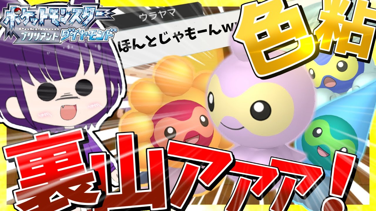 【ポケモンBDSP】自慢の裏庭の色違いレアポケモンが欲しい…！色旅外伝【ゆっくり実況】