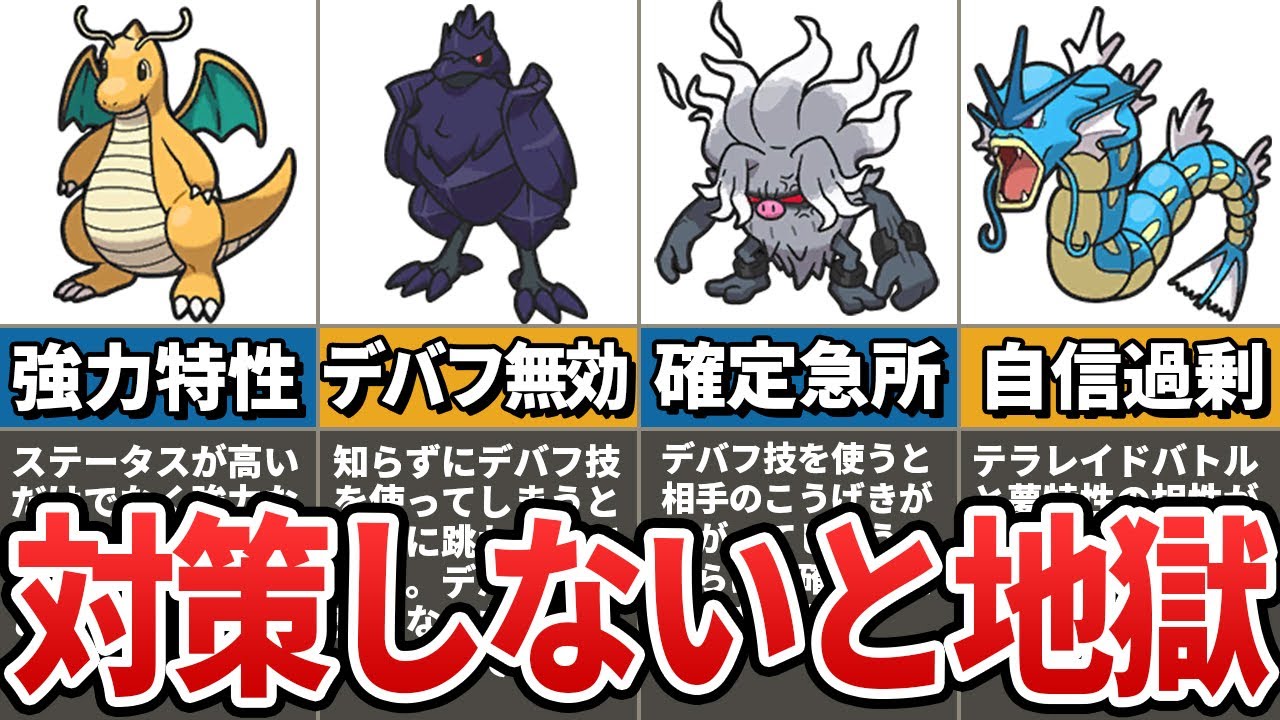 頭おかしいくらい激ムズ！ポケモンSVの星6テラレイドバトルの最難関ポケモン6選