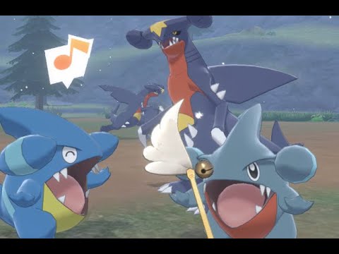 【ポケモン剣盾】ガブリアス一族連れ歩き キャンプモーション集
