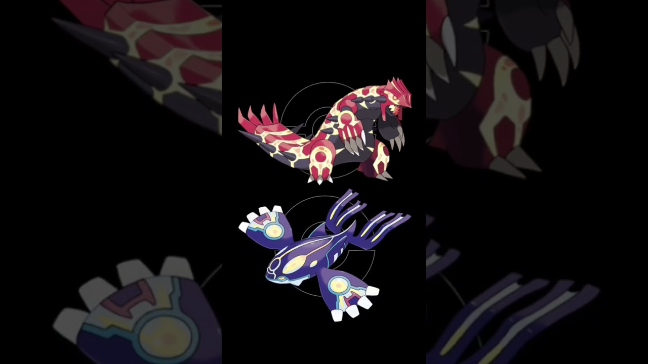 ポケモン合体シリーズ31 ゲンシグラードン＋ゲンシカイオーガ　#pokemon #ポケモン #合体 #イラスト #お絵描き #ポケモンsv #ファンアート