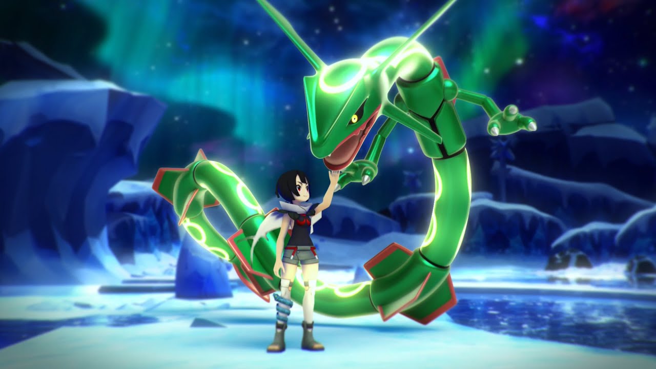 【公式】『ポケモンマスターズ』ヒガナ＆レックウザ登場！