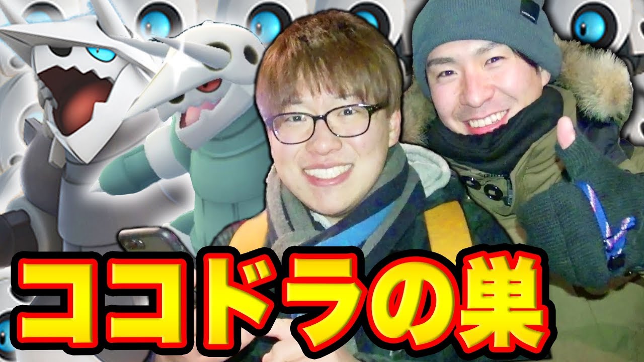 【ポケモンGO】時給20匹超えココドラの巣!!雪残る戸山公園でターシーさんと巣巡りしてきた!!【Pokémon GO】