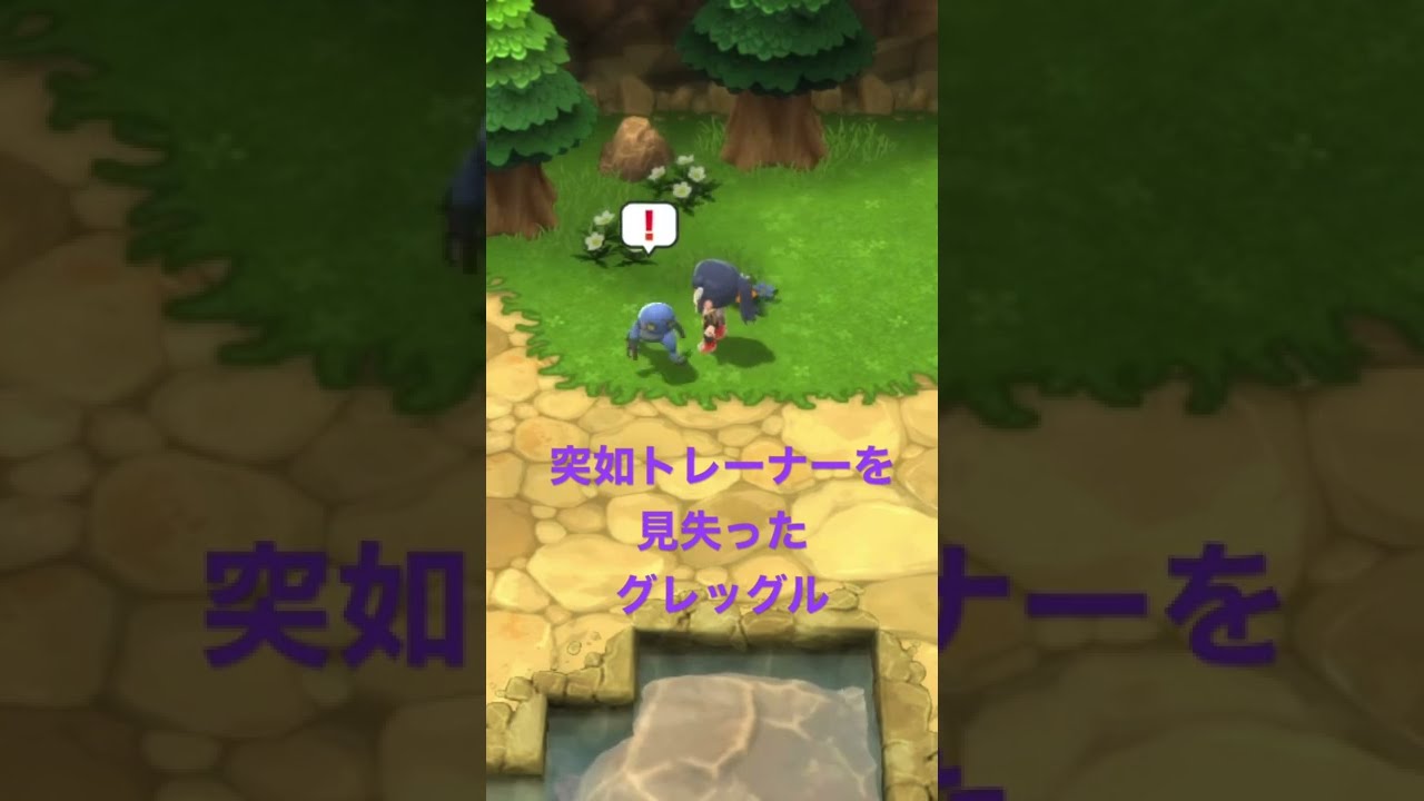 突如トレーナーを見失ったグレッグル