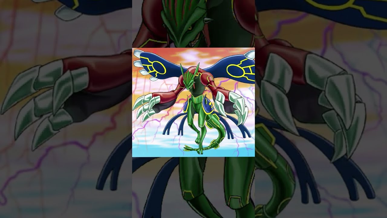 ポケモン合体させて描いてみた①【グラードン+レックウザ+カイオーガ】 A Synthetic Pokemon①