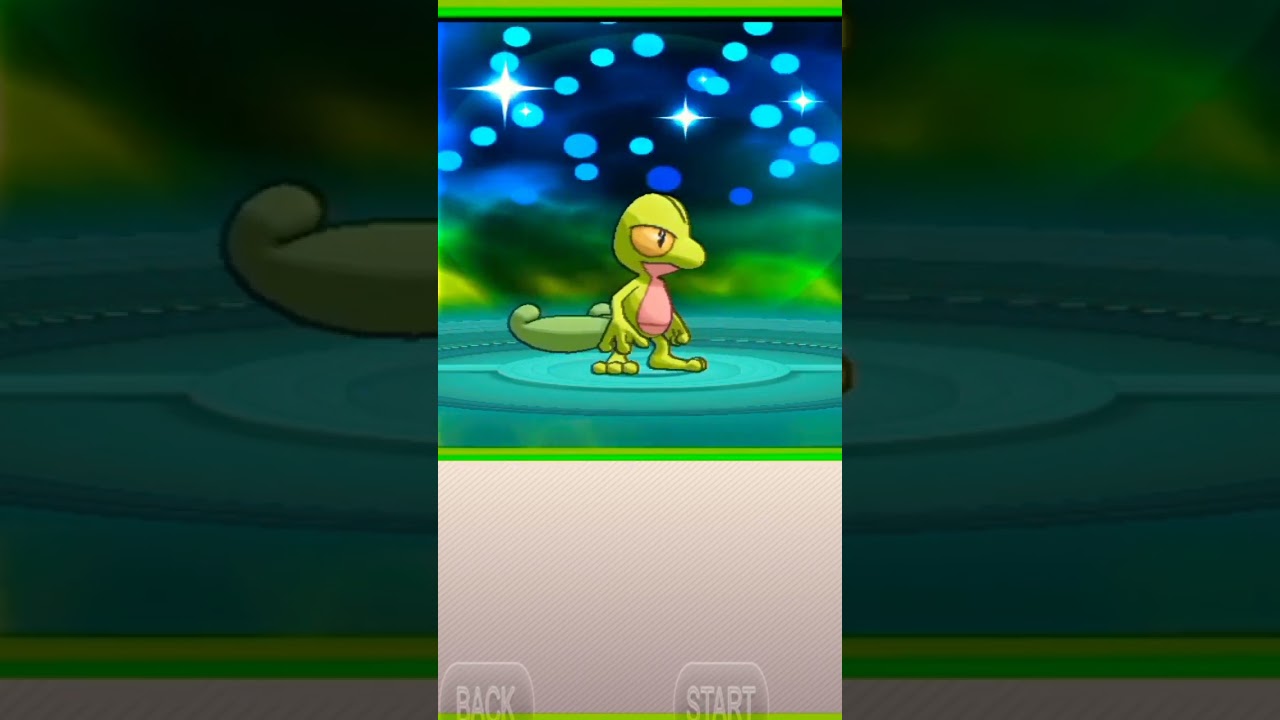 Treeko Evolve into  Grovyle #shorts #grovyle #pokemon #pokemonshorts