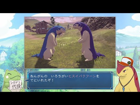 【Pokémon LEGENDS アルセウス】ねんがんの　いろちがいヒスイバクフーンをてにいれたぞ！【ゆっくり実況】