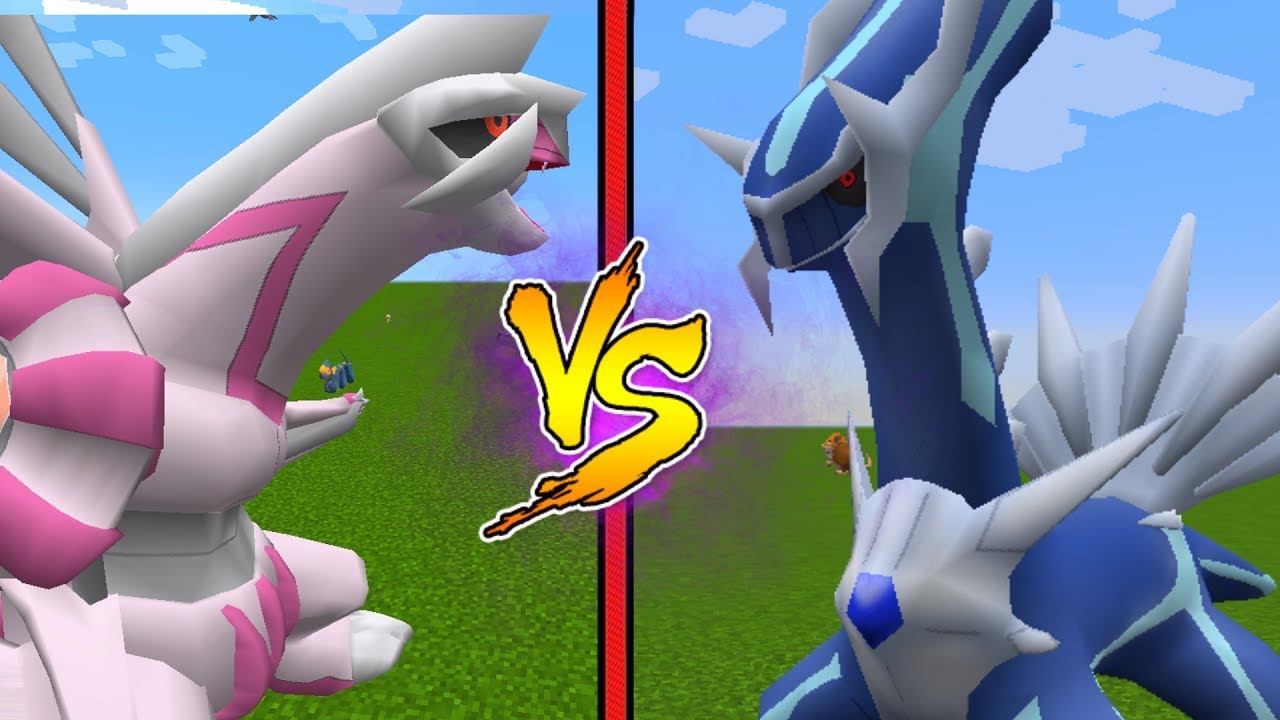 【マイクラ】『ディアルガ』VS『パルキア』の頂上決戦がアツすぎた！！